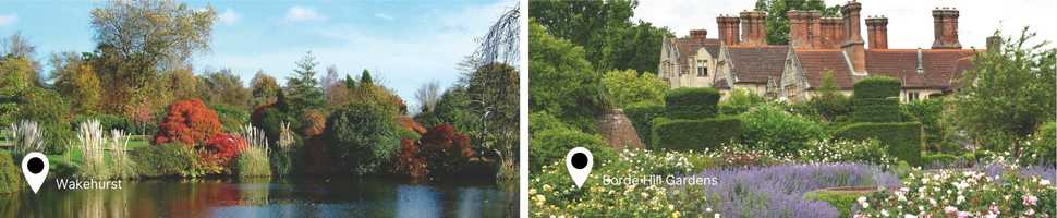 Gardens in Mid-Sussex which include Wakehurst and Borde Hill Gardens